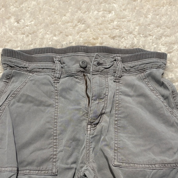 Gray Women's Cargo Pants - Casual Utility Style - Picture 3 of 3